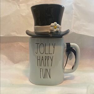 JOLLY HAPPY FUN Frosty Mug with Top Hat Lid